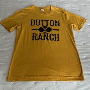 Bella Canvas Mustard Dutton Ranch Tee